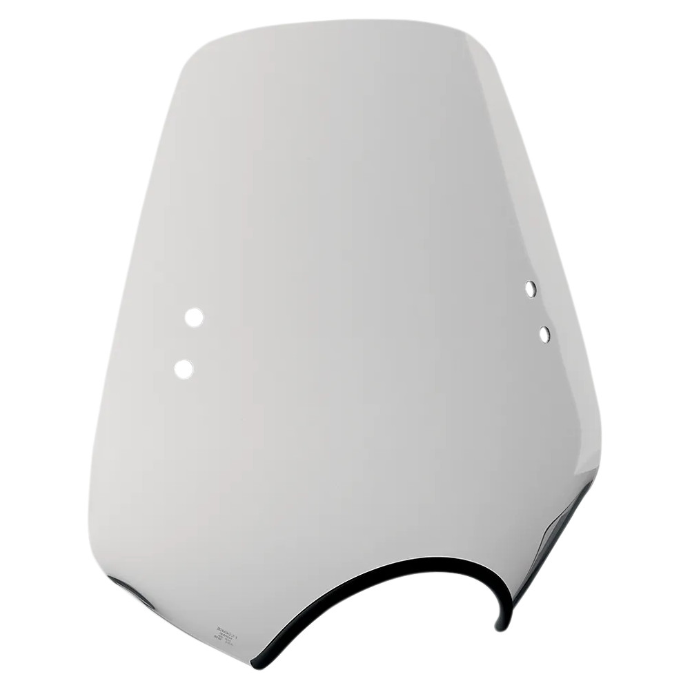 Classic Deuce Windshield — Height 47 cm (18.5"), Width 49.5 cm (19.5"), Headlight cutout 18 cm (7")