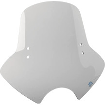 Demon Windshield — 1"/7/8" handlebar fit, 18" H, 21" W, Gray