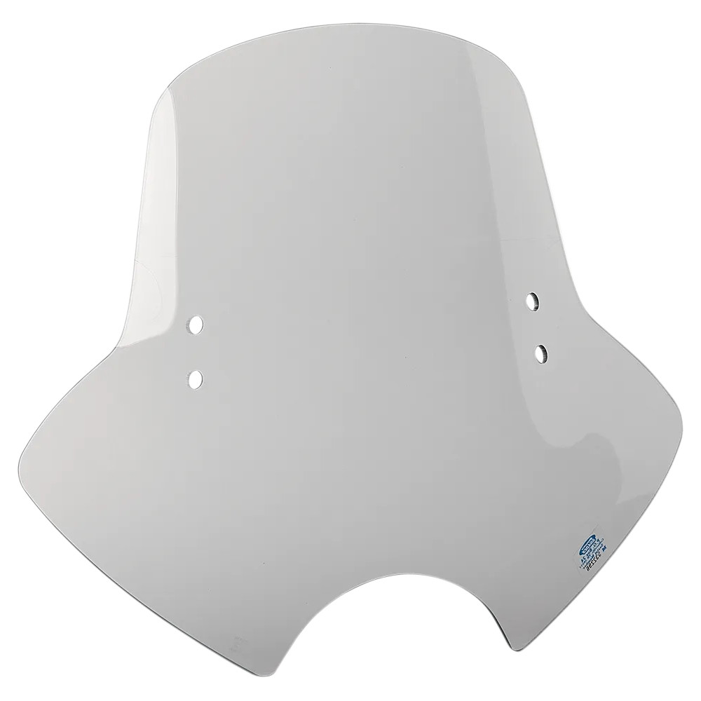 Demon Windshield — 1"/7/8" handlebar fit, 18" H, 21" W, Gray