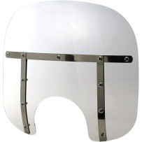 Memphis Fats Windshield — 33 cm (13"), 56 cm (22"), 18 cm (7"), Clear