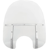 Memphis Fats Windshield — 48.5 cm (19"), headlight cutout 18 cm (7")