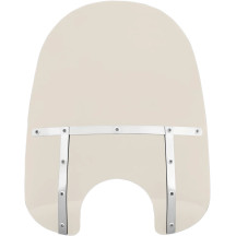 Memphis Fats Windshield — 53.5 cm (21"), 56 cm (22"), 18 cm (7"), Gray