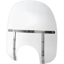 Memphis Fats Windshield — 43 cm (17") height, 56 cm (22") width, 23 cm (9") headlight cutout