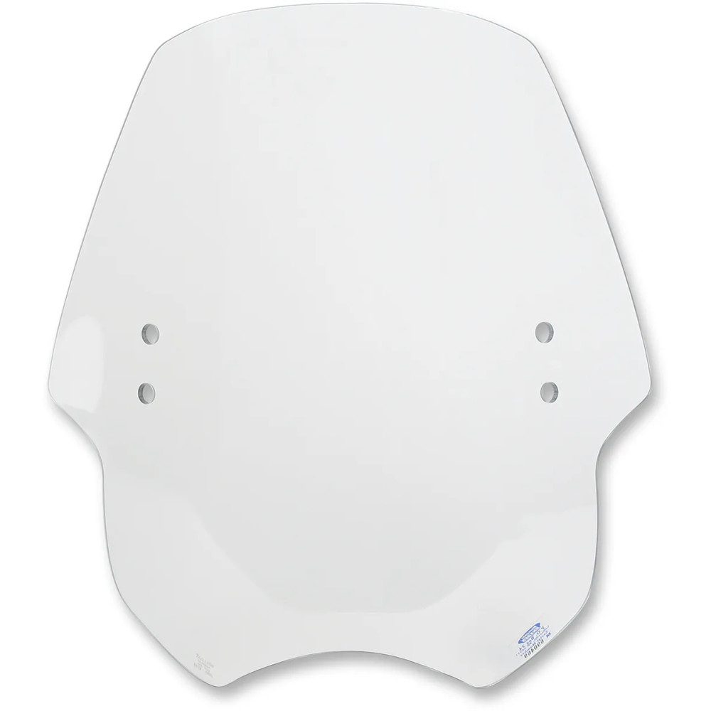 Replacement Hellcat Windshield Plastic — 18" (45.5 cm) height, 20" (51 cm) width, 7" (18 cm) headlight cutout, Gray