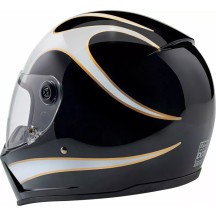 Lane Splitter 22.06 Helmet — Size S, Gloss Black/White