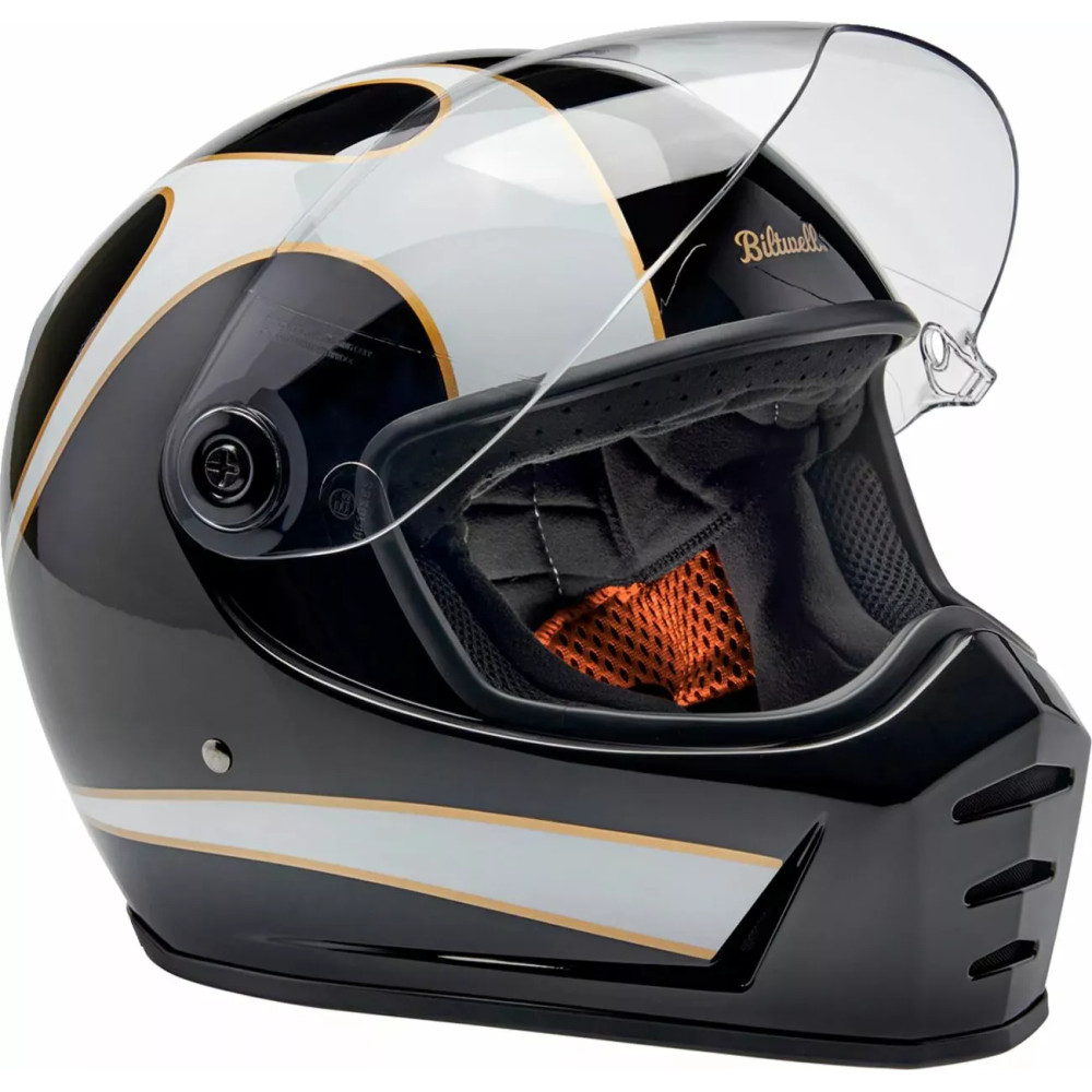 Lane Splitter 22.06 Helmet — L, Gloss Black, Gloss White