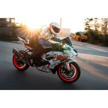 Domain™ Slabtown Helmet — M, White/Red