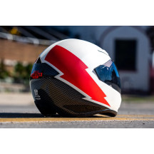 Domain™ Slabtown Helmet — M, White/Red