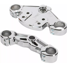 Top Tree — Chrome, 1.35 in closer riser, fits up to 15 in total riser/bar height