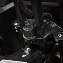 Cover Steering Lock — Carbon Fiber, Matte Forged