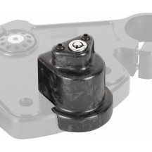 Cover Steering Lock — Carbon Fiber, Matte Forged