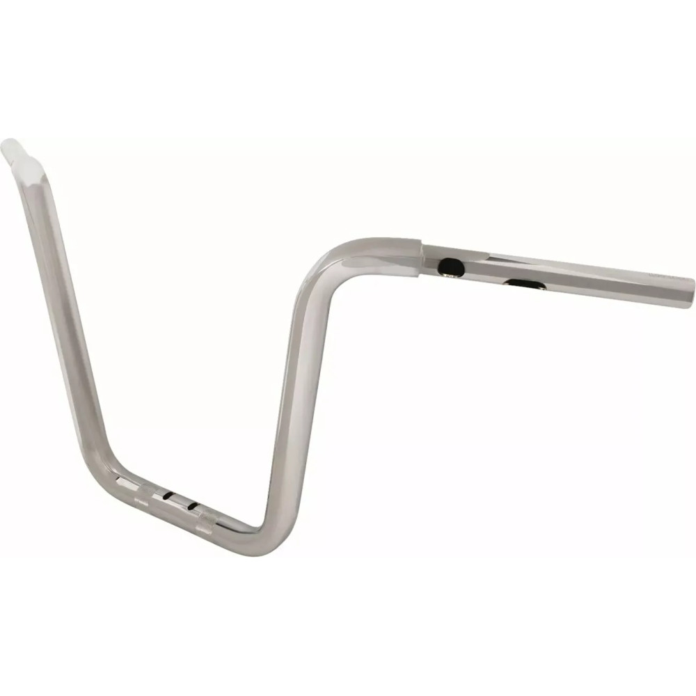 Manillar Twin Round — abrazadera 1-1/4", elevación 12", ancho 34-1/4", cromo