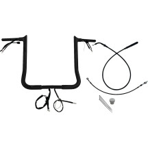 Kit de manillar cableado EZ Install — Ancho 36", Altura 16", Diámetro de sujeción 1", Negro