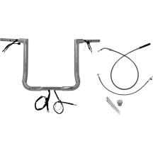 Kit de manillar cableado EZ Install — 91,5 cm (36") de ancho, abrazadera 25,4 mm (1"), cromo