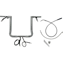 Kit de manillar cableado EZ Install — 91,5 cm (36") de ancho, abrazadera 25,4 mm (1"), cromo