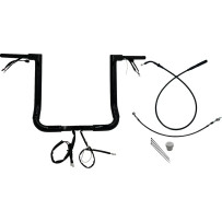 Kit de manillar cableado EZ Install — diámetro de sujeción 1", elevación 16", ancho 36", negro