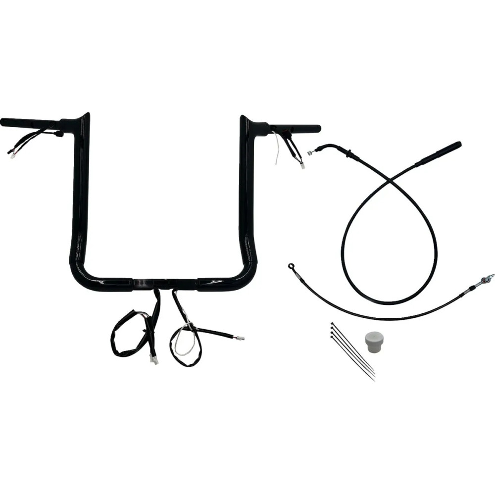 Kit de manillar cableado EZ Install — Negro, 38 cm (15"), 25.4 mm (1")