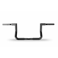 Manillar Bat — 32 mm (1-1/4"), 25.5 cm (10"), 91.5 cm (36"), 228 mm (9"), negro cromado