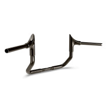Bull Handlebar — 91.5 cm width, 25.5 cm height, 32 mm diameter, Black
