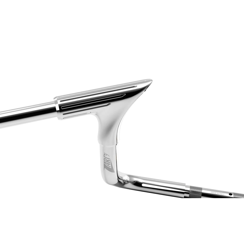 Eagle Handlebar — 32 mm (1-1/4") diameter, 25.5 cm (10") height, 228 mm (9") sweep, 91.5 cm (36") width, Chrome
