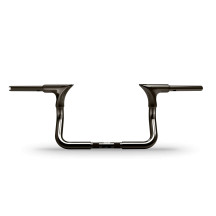 Eagle Handlebar — 36" width, 9" sweep, 1-1/4" diameter, Black, Chrome