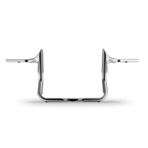 Bull Handlebar — 32 mm (1-1/4") dia, 25.5 cm (10") height, 91.5 cm (36") width, 228 mm (9") sweep, Chrome