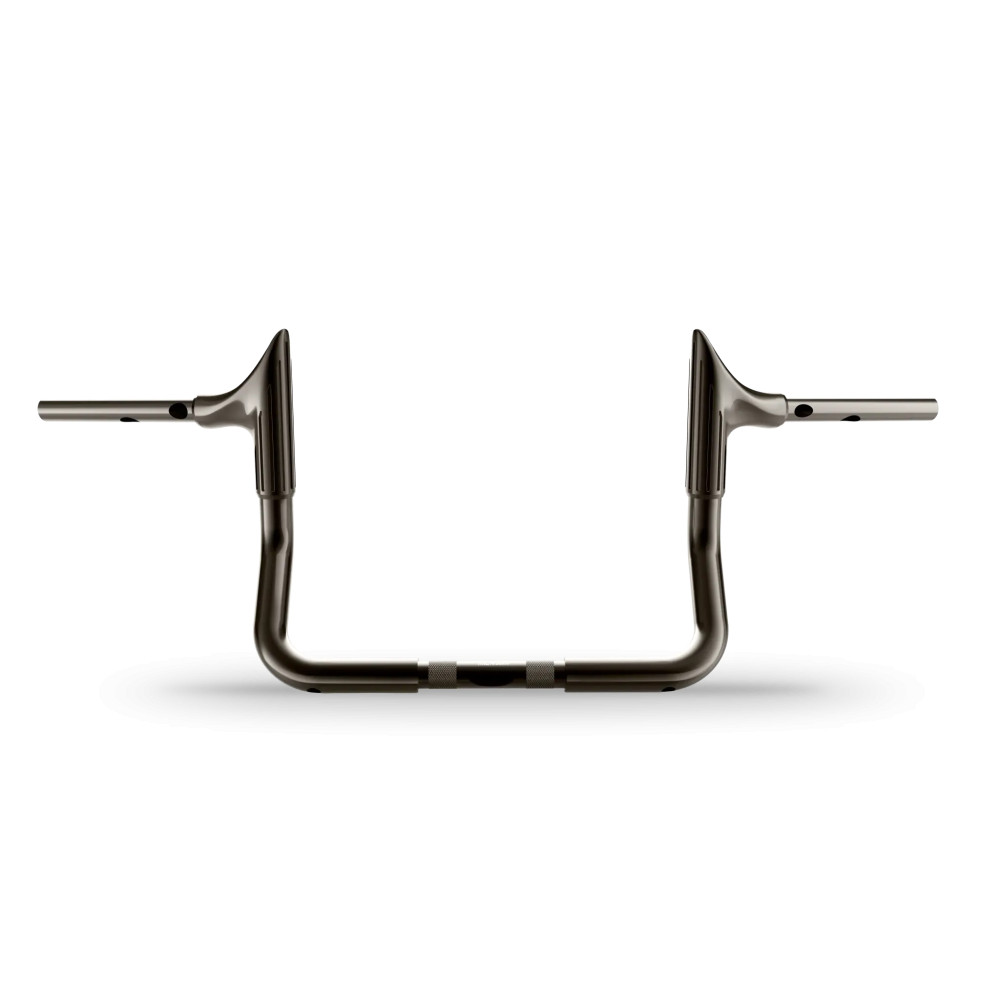 Bull Handlebar — 91.5 cm (36"), 25.5 cm (10"), 228 mm (9"), Black, Chrome