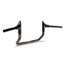 Bull Handlebar — 91.5 cm (36"), 25.5 cm (10"), 228 mm (9"), Black, Chrome