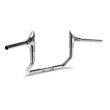 Bull Handlebar — 91.5 cm width, 30.5 cm height, 32 mm diameter, 228 mm sweep, Chrome
