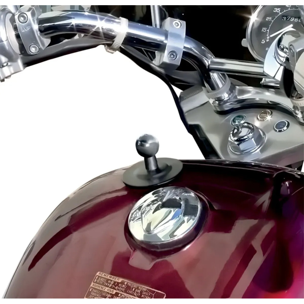 Universal Ball Mount — Aluminum, Universal fit, Black powder-coated