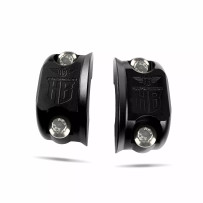 Performance Perch Clamp — Black, fits Harley-Davidson models