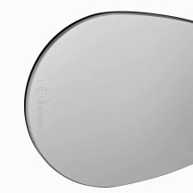 mo.view Club 150 mm Espejo — 114×80 mm, negro