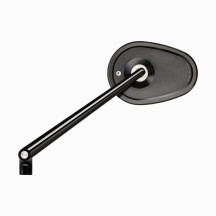 mo.view Club 110 mm Mirror — 11 cm stem, Black