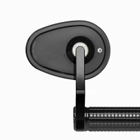 mo.view Club 130 mm Handlebar End Mirror — 13 cm stem, Black