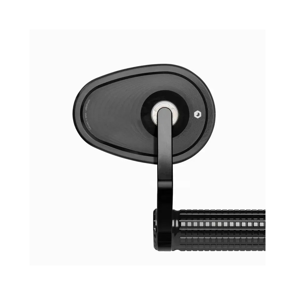 mo.view Club 130 mm Handlebar End Mirror — 13 cm stem, Black