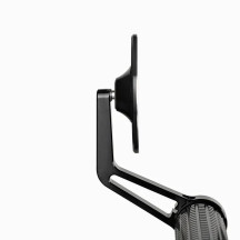 mo.view Club 130 mm Handlebar End Mirror — 13 cm stem, Black