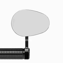 mo.view Club 130 mm Handlebar End Mirror — 13 cm stem, Black
