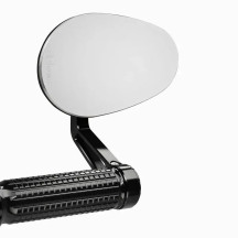 mo.view Club 130 mm Handlebar End Mirror — 13 cm stem, Black