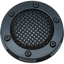 Mesh Gas Cap — Matte Black, right-hand thread