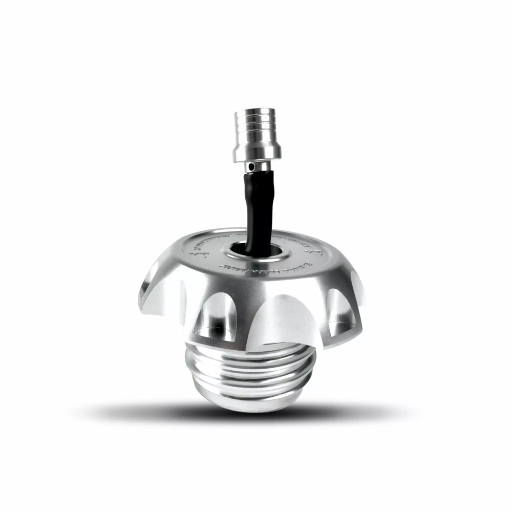 Performance Vented Gas Caps — Silver, HB-PVGC-S