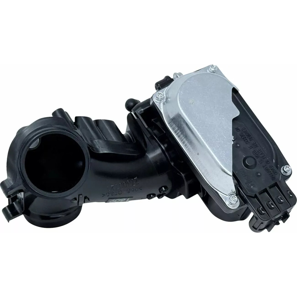 Throttle Body Cover — Silver, Polished