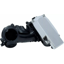 Throttle Body Cover — Silver, Polished