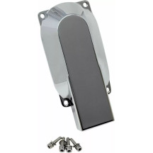 Throttle Body Cover — Silver, Polished