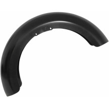 Guardabarros delantero serie Hugger con bloques de montaje para Softail/Dyna — rueda de 18", negro