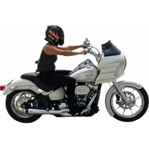 Hugger Series Front Fender with Mounting Blocks for Softail/Dyna — 19.00" wheel, 41-1/2" contour