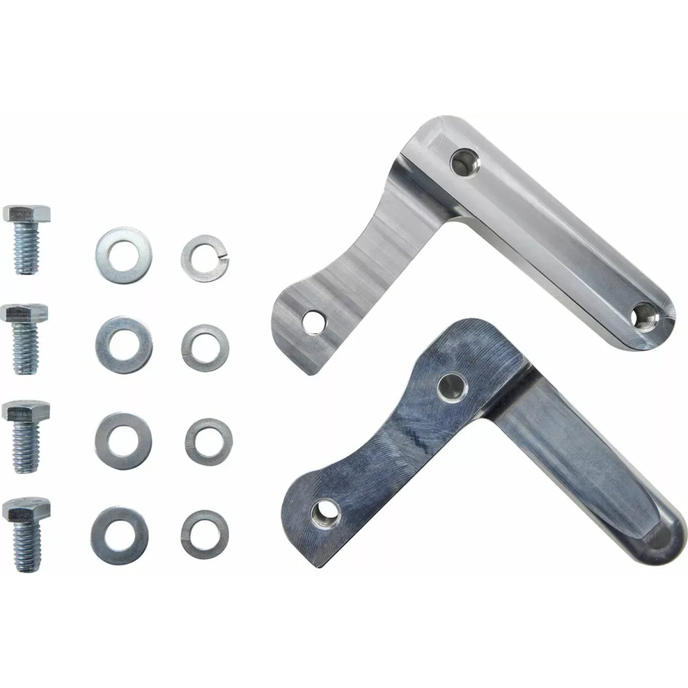 Hugger Series Front Fender with Mounting Blocks for Softail/Dyna — 19" wheel, Black