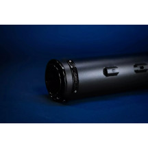 Silenciadores Slip-On HP45 XL de 4.5" para HD — 4.5", negro