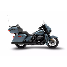 4.5 in Slip-Ons Muffler for Harley-Davidson Grand American Touring — 4.5 in, 2 slip-ons, matte black, 2021–2024 114/117/121 ci