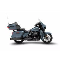 4.5 in Slip-Ons Muffler for Harley-Davidson Grand American Touring — 4.5 in, 2 slip-ons, matte black, 2021–2024 114/117/121 ci