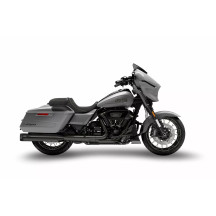 4.5 in Slip-Ons Muffler for Harley-Davidson Grand American Touring — 4.5 in, 2 slip-ons, matte black, 2021–2024 114/117/121 ci